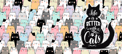 Life Is Better With Cats – Ceramic Mug